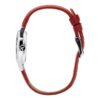 Disney Mickey Minnie Mouse In Love Ladies Watch Red Leather Band