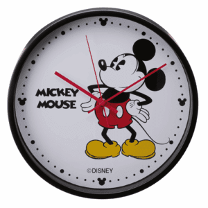 Mickey Mouse Black 30cm Disney Wall Analogue Clock