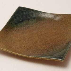 Kairagi Crackle Glaze Square Plate Set of Four