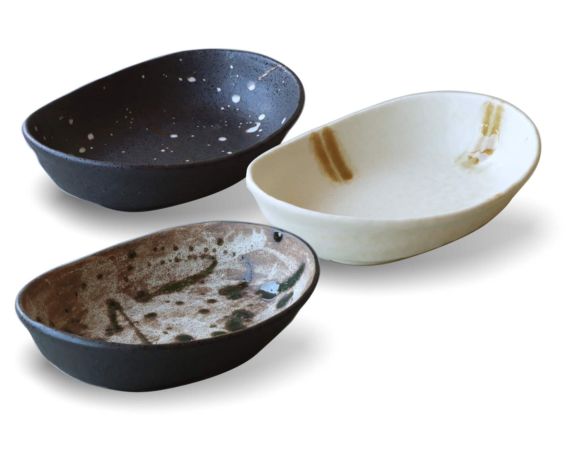 Wabisabi Oval Bowl Set of 3
