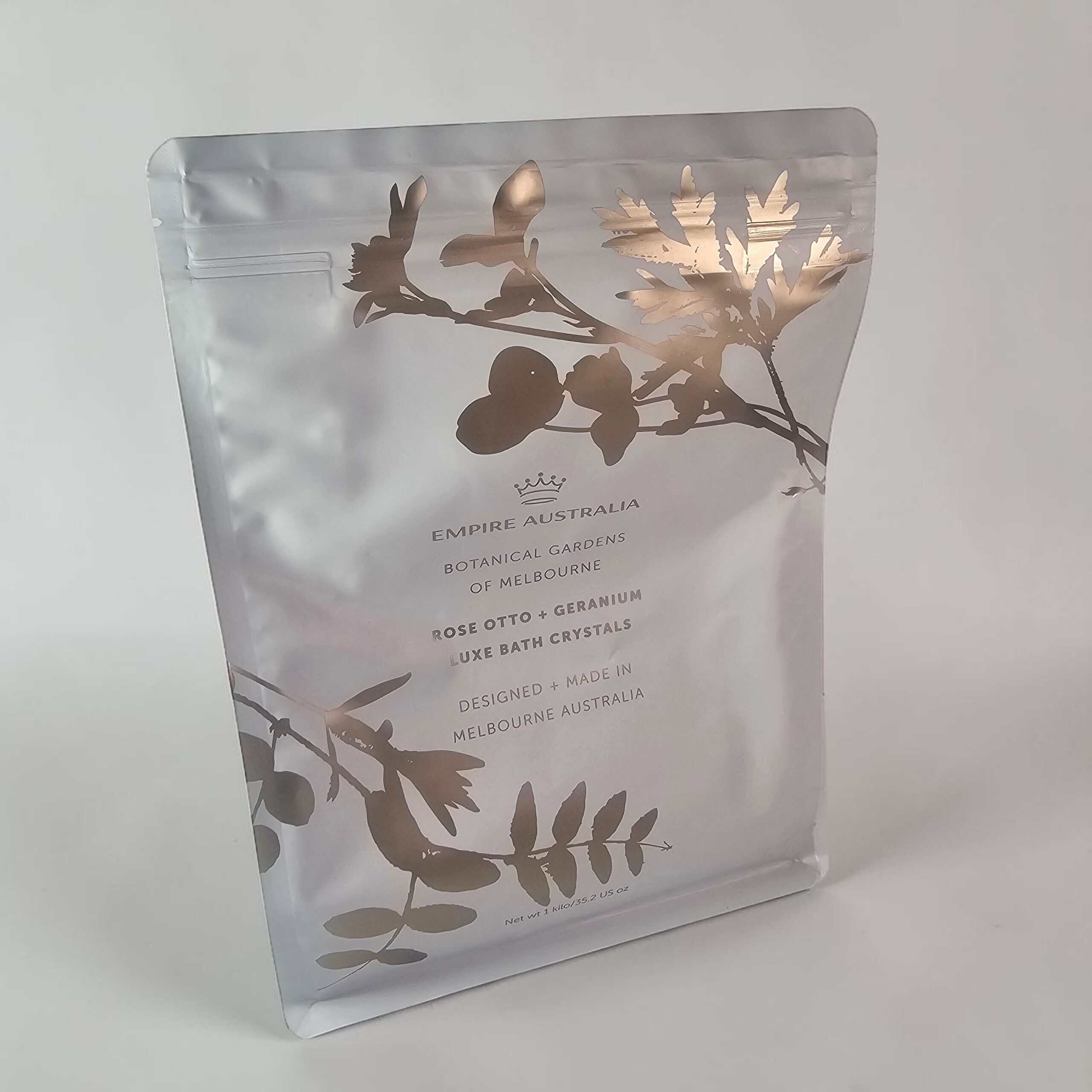 Botanical Gardens of Melbourne Rose Otto & Geranium Luxe Bath Crystals 1kg