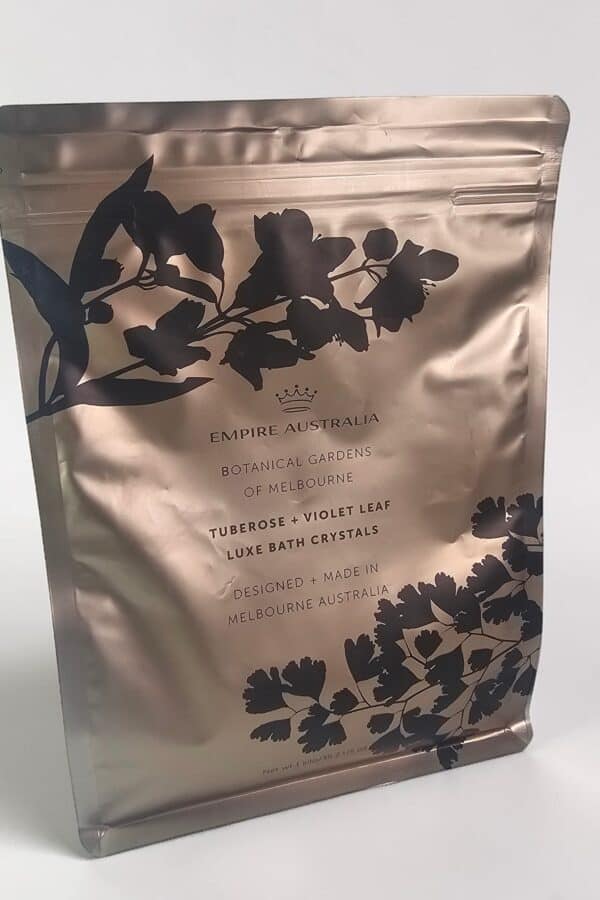 Botanical Gardens of Melbourne Tuberose & Violet Leaf Luxe Bath Crystals 1kg