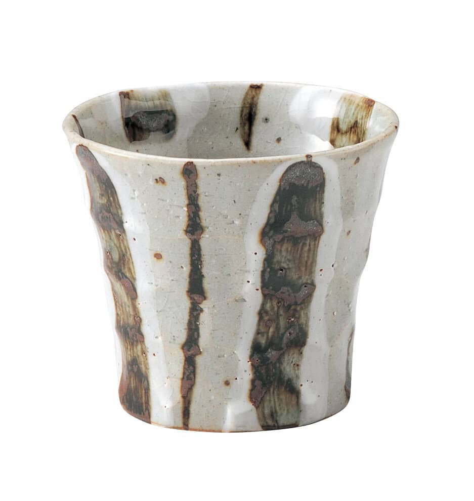 Japanese Ceramic Cup Trio — Marumon, Sogi Futosabi and Sogi Ofuke - Image 2