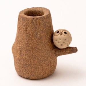 Shigaraki Owl Vase