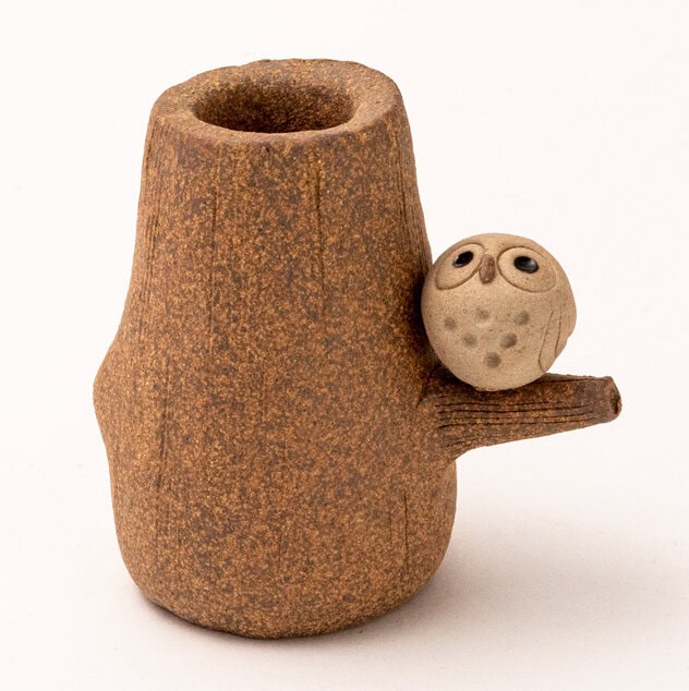 Shigaraki Owl Vase